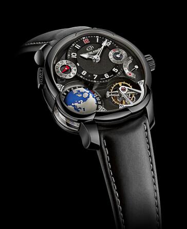 Replica Greubel Forsey Watch GMT Black Titanium Men